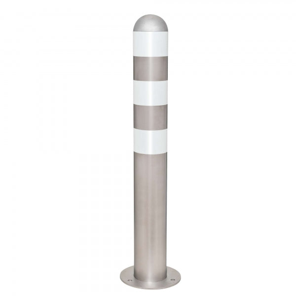 TRAFFIC-LINE EV Charging Point Protection Bollards | High-Visibility Steel Safety Posts | Surface Fix