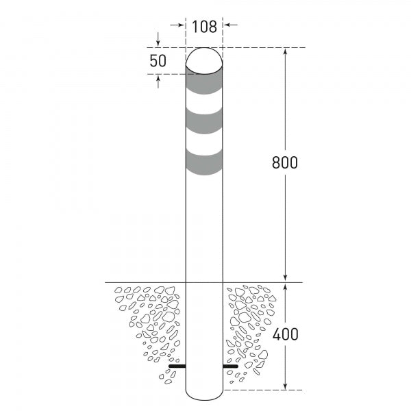 TRAFFIC-LINE EV Charging Point Protection Bollards | Premium Infrastructure Security | Concrete In