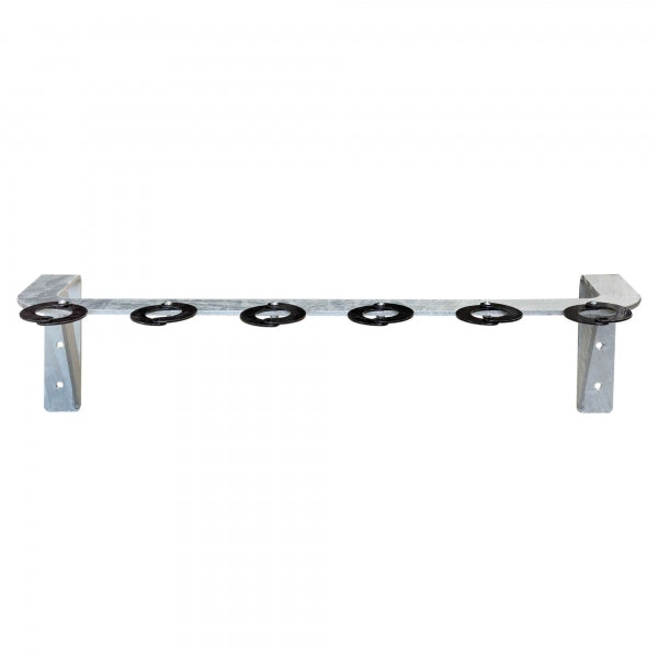 Wall-Mounted 6-Scooter Parking Rack | Elegant Steel E-Scooter Stand