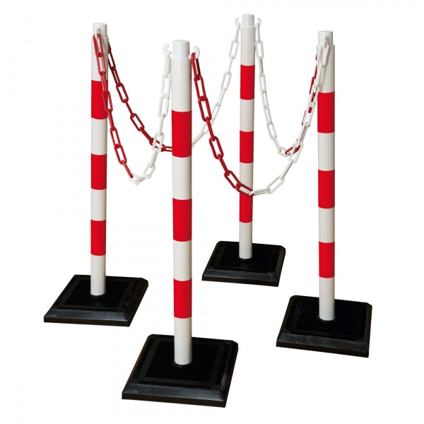 GUARDA-Plus Chain Post Set | Heavy-Duty Plastic Demarcation Kit
