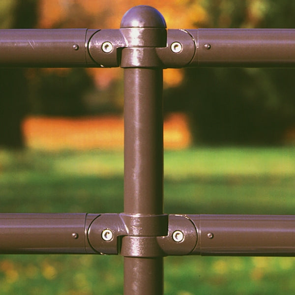 TRAFFIC-LINE Railing System | Modular Steel Traffic & Pedestrian Barrier | Classic | Concrete In | Post Only