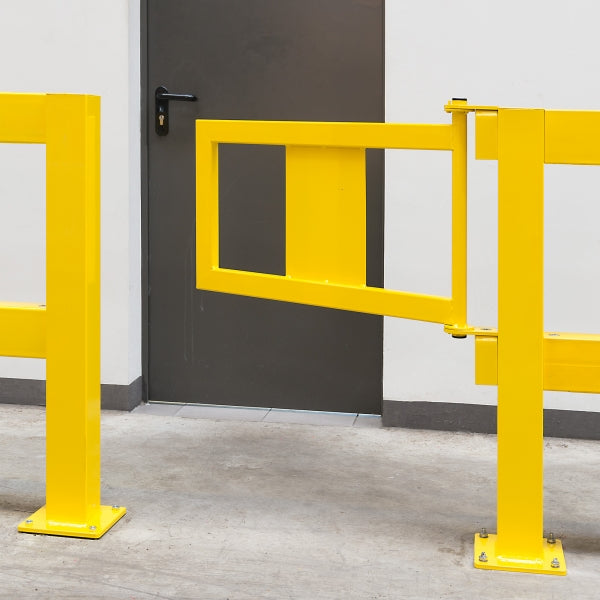 BLACK BULL Railing Gate | Steel Modular Barrier Access Gate - For MD System
