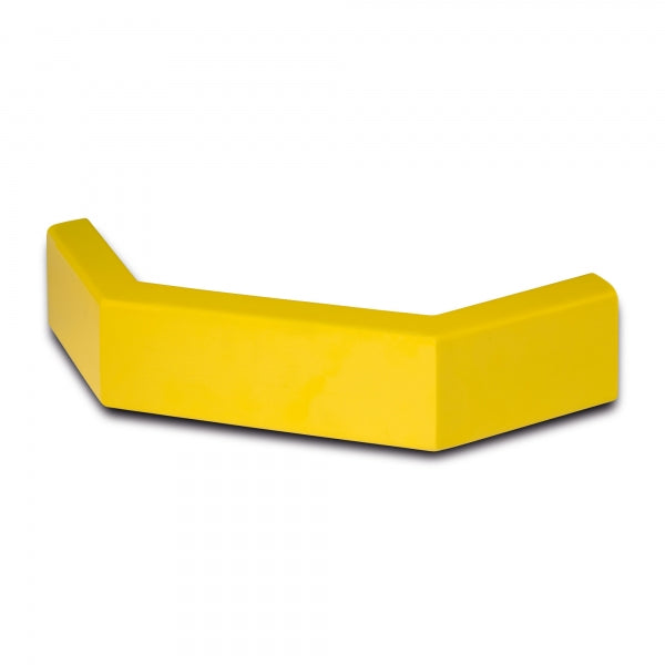 BLACK BULL Impact Guard Rails | Heavy-Duty Steel Modular Barrier System - External Corner Rail
