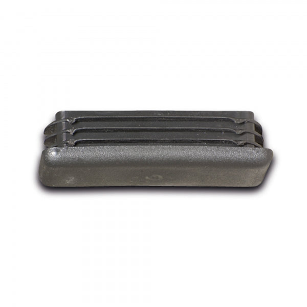 BLACK BULL Low Level Guard Rails - Plastic End caps for 'C' Profile rails - Black