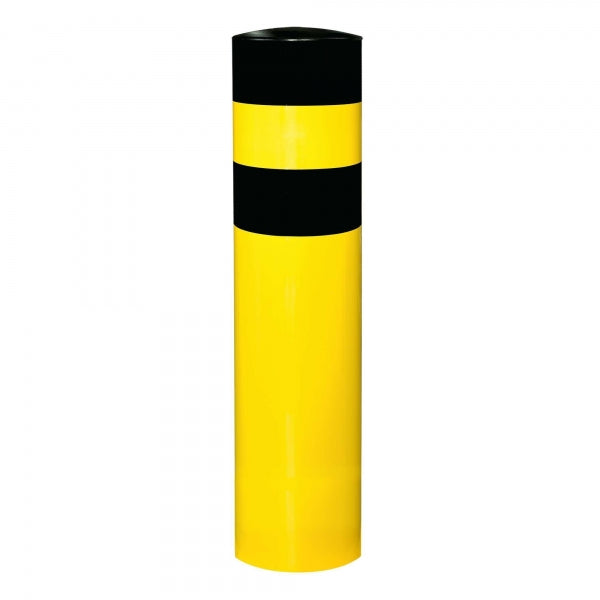 Black Bull Heavy Duty Bollard - Black/Yellow - Concrete In - 3XL