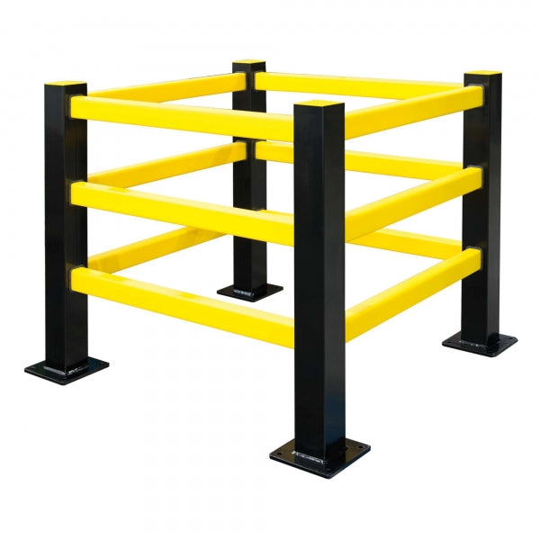 BLACK BULL Column Protection HYBRID | Yielding Steel & Plastic Column Guard