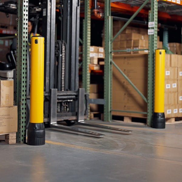 BLACK BULL FLEX+ Impact Protection Bollard | Flexible Polymer Point Protection