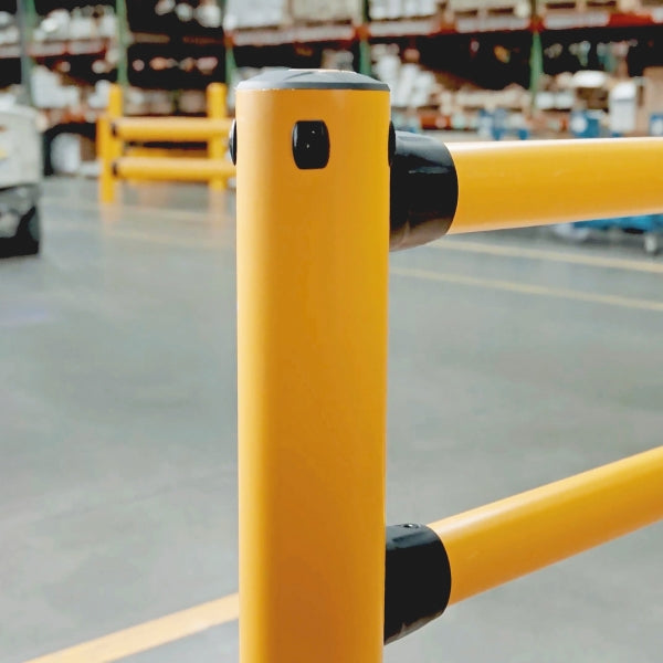 BLACK BULL FLEX+ Impact Protection Railing S-Line | Flexible Polymer Pedestrian Barrier