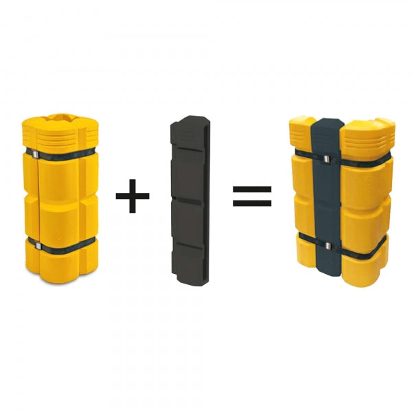 TRAFFIC-LINE Adjustable Column Protectors 1,100H x 450W x 450Bmm | Polyethylene Impact Guards