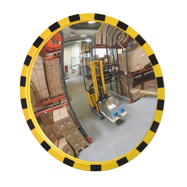 VIEW-MINDER Industrial Duty Round Mirror | High-Visibility Acrylic Safety Mirror