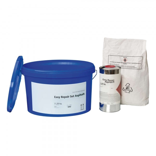 RESTORE Easy Repair Concrete Repair System - 10kg Quartz Sand + 1.2kg Hardener - Includes Mixing Bucket