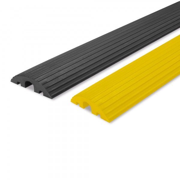 TRAFFIC-LINE Cable/Hose Protection Ramps – Small | Heavy-Duty 3-Channel Protector