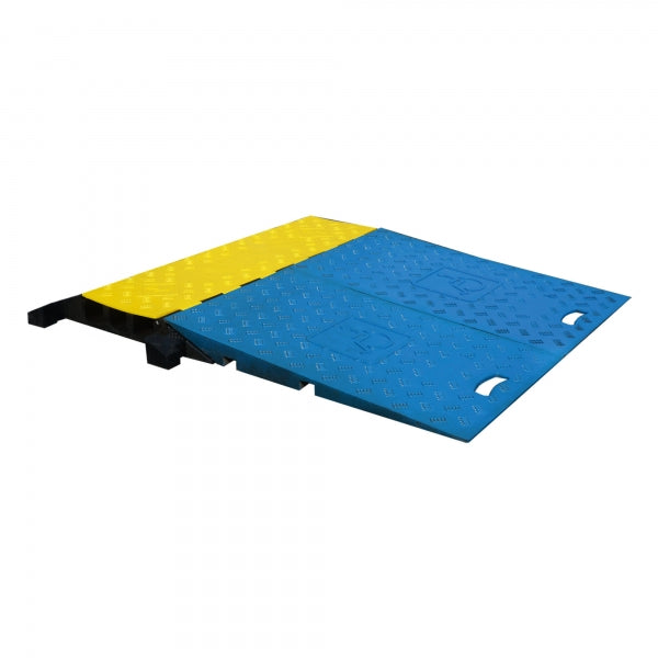TRAFFIC-LINE Blue Wheelchair Access Ramps | For 3-Channel Cable Protectors