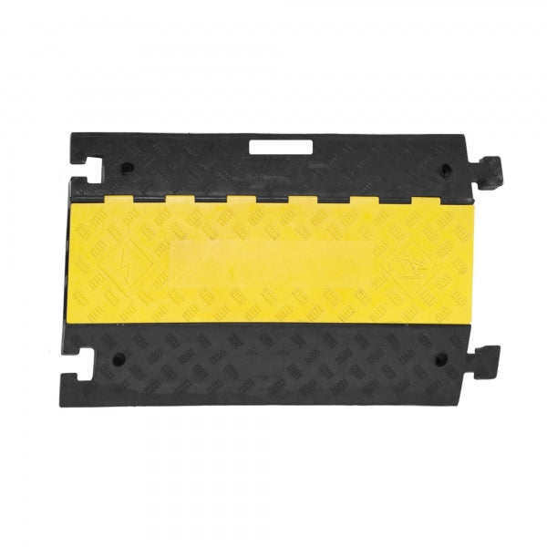 TRAFFIC-LINE Cable/Hose Protection Ramps – Large | Heavy-Duty Multi-Channel Protector