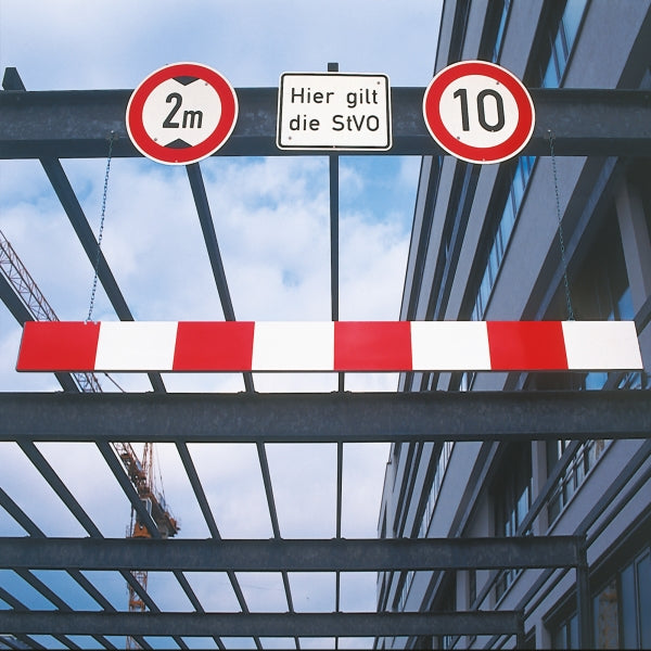 TRAFFIC-LINE Height Restriction Bar | High-Visibility Overhead Warning System