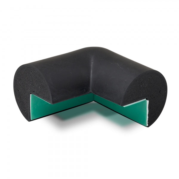TRAFFIC-LINE External Corner Protection - SEMI-CIRCULAR - Self-Adhesive - Black