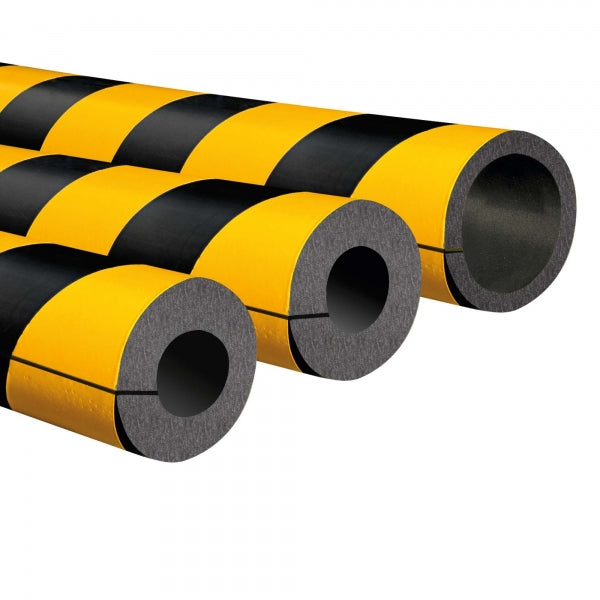 TRAFFIC-LINE Foam Pipe Protection Tube - 1000mm Long -  Yellow/Black
