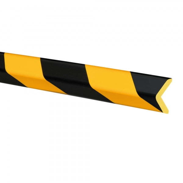 TRAFFIC-LINE Edge Protection - SEMI-CIRCULAR 40/40 - Self-Adhesive - 1,000mm Long - Yellow/Black