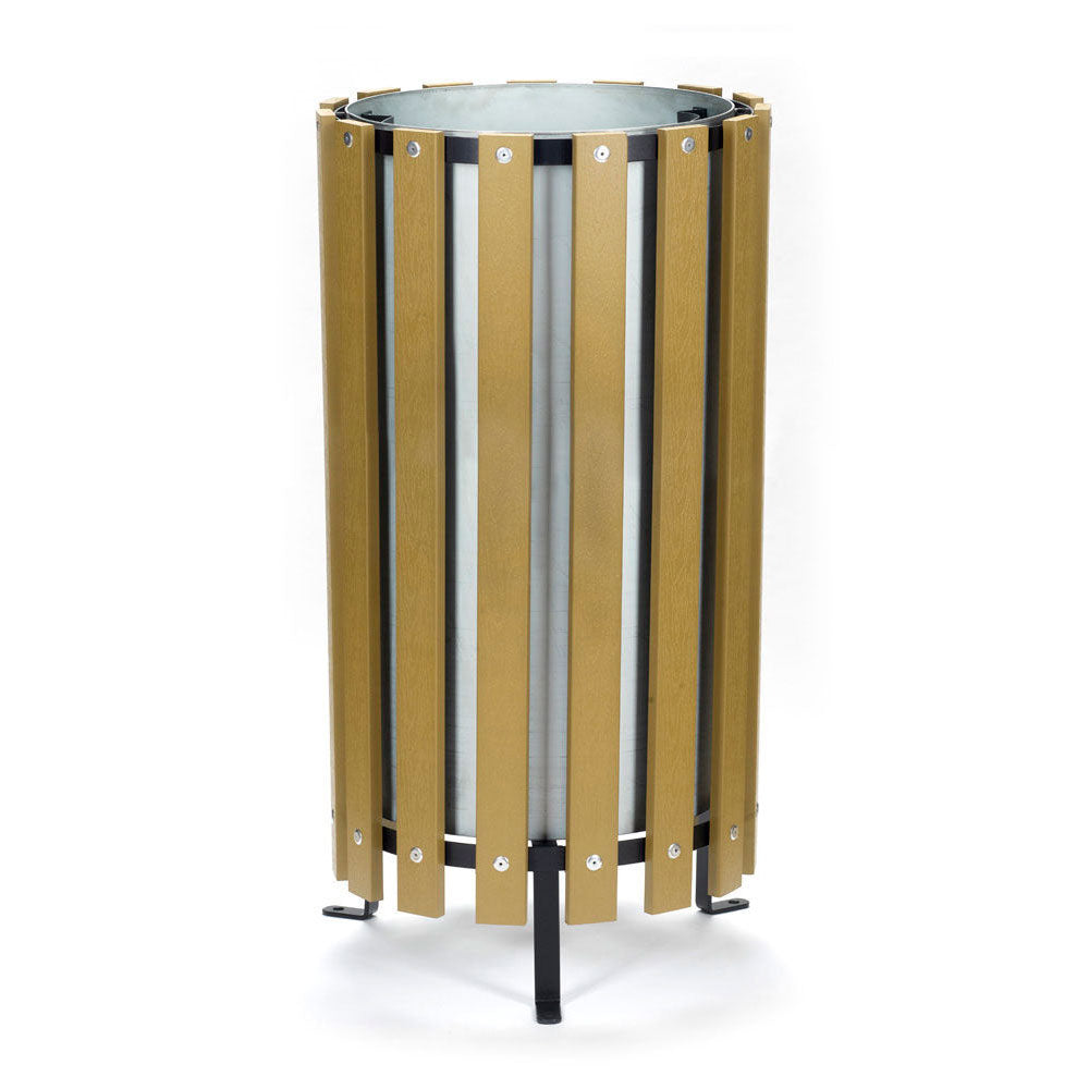 GPC Industries Circular Wood Effect Bin - IndustraCare