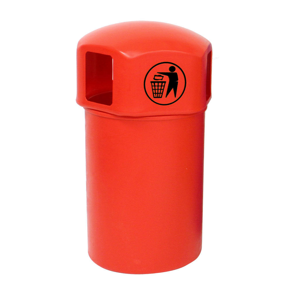 GPC Industries Litter Bin with Tidy Man Logo - IndustraCare