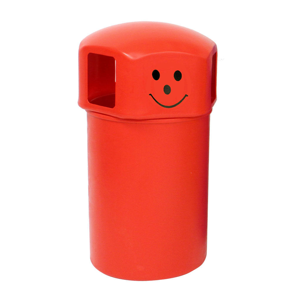 GPC Industries Litter Bin with Smiley Face Logo - IndustraCare