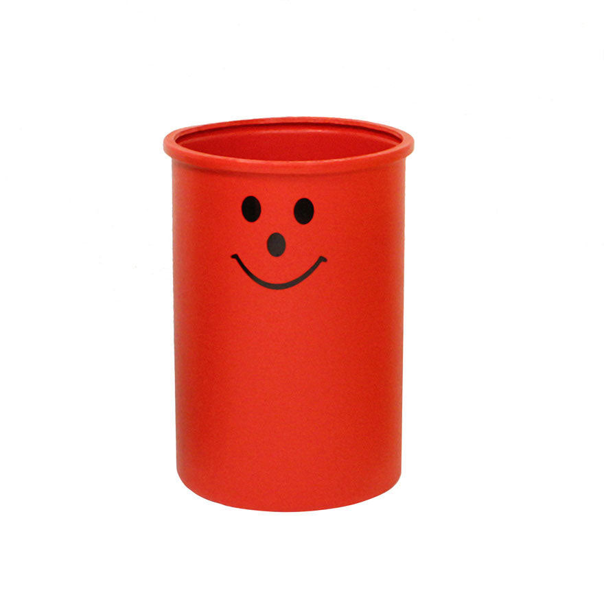 GPC Industries Litter Bin with Smiley Face Logo - IndustraCare