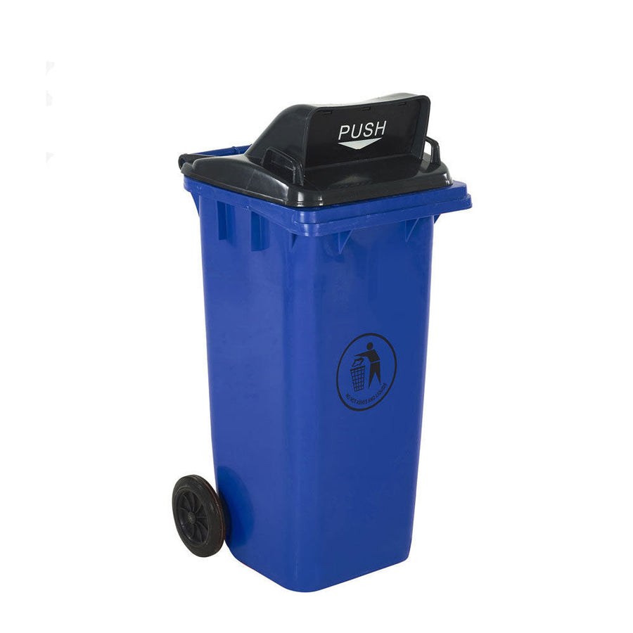 GPC Industries Wheelie Bin with Push Flap Lid - IndustraCare