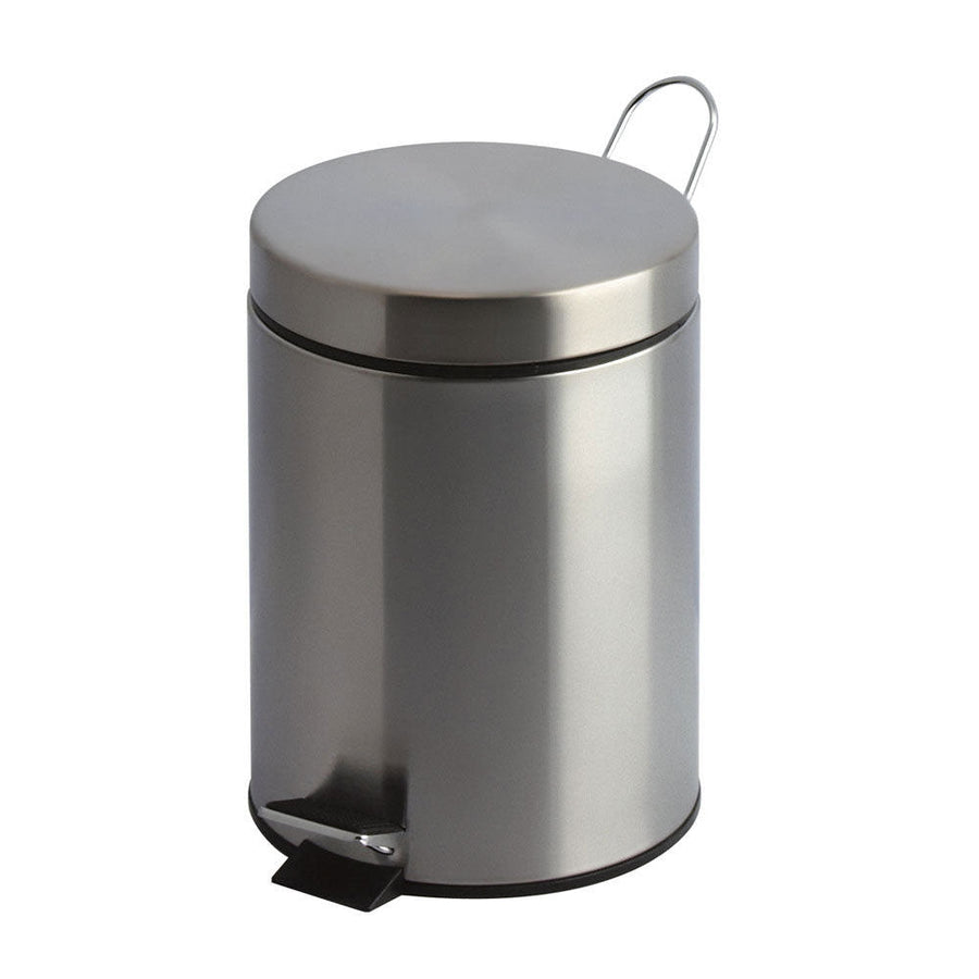 GPC Industries 3 Litre Stainless Steel Pedal Bin - IndustraCare