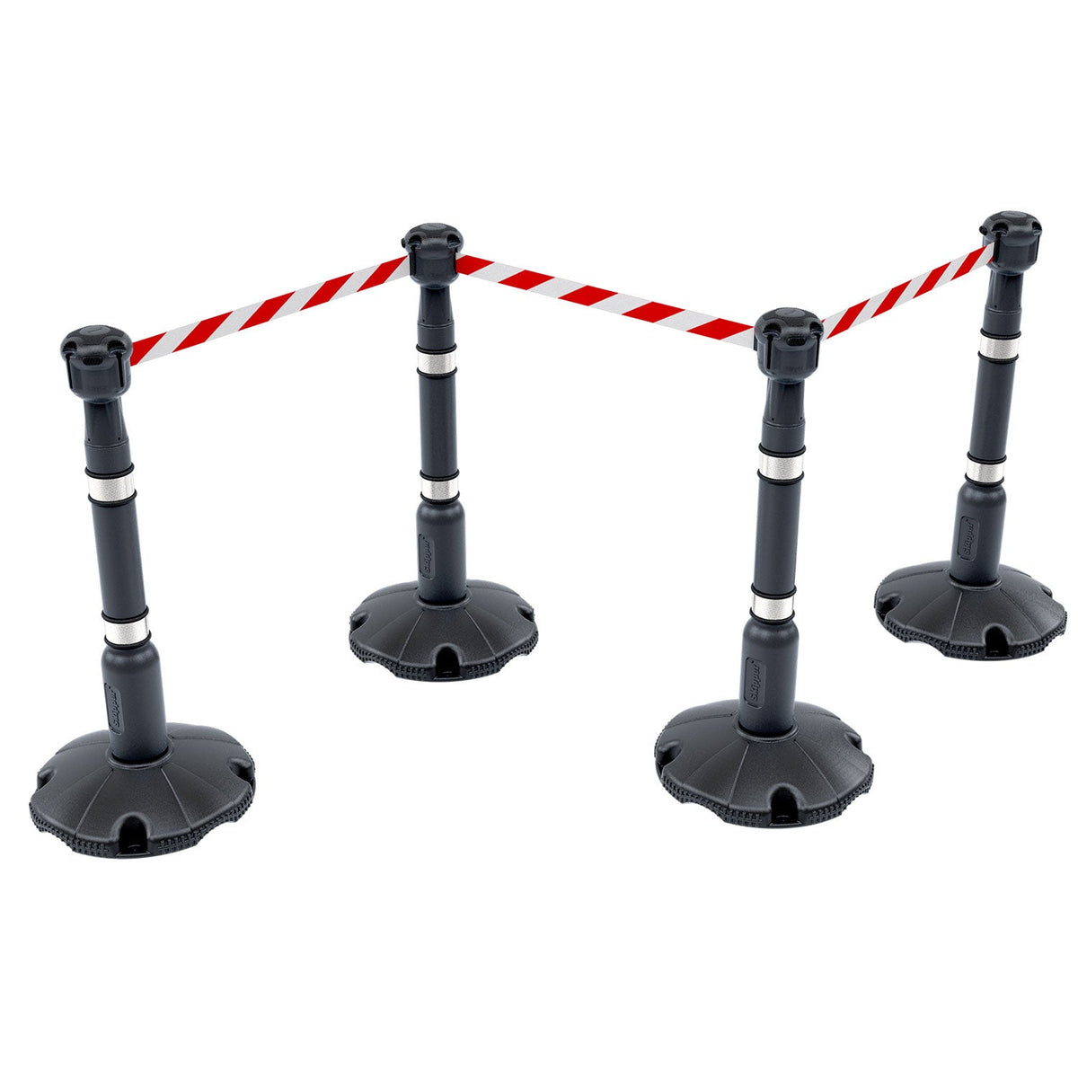 Skipper 27m Retractable Safety Post and Base Barrier Kit - IndustraCare