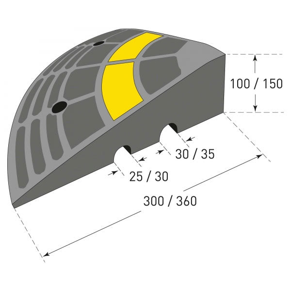 Traffic-Line Heavy Duty Kerb Ramp - IndustraCare