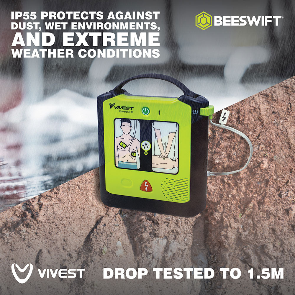 Vivest Power Beat X1 Semi-Automatic AED - IndustraCare