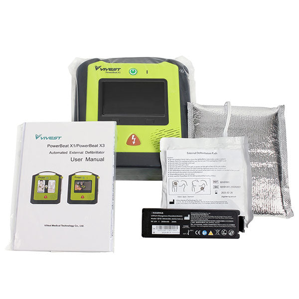 Vivest Power Beat X3 Semi-Automatic AED - IndustraCare