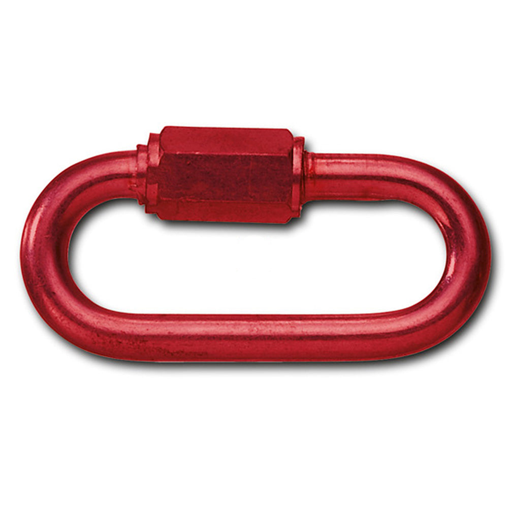 Chain Connecting Links with Screw Closure - Galvanised Steel with Plastic Coating - IndustraCare