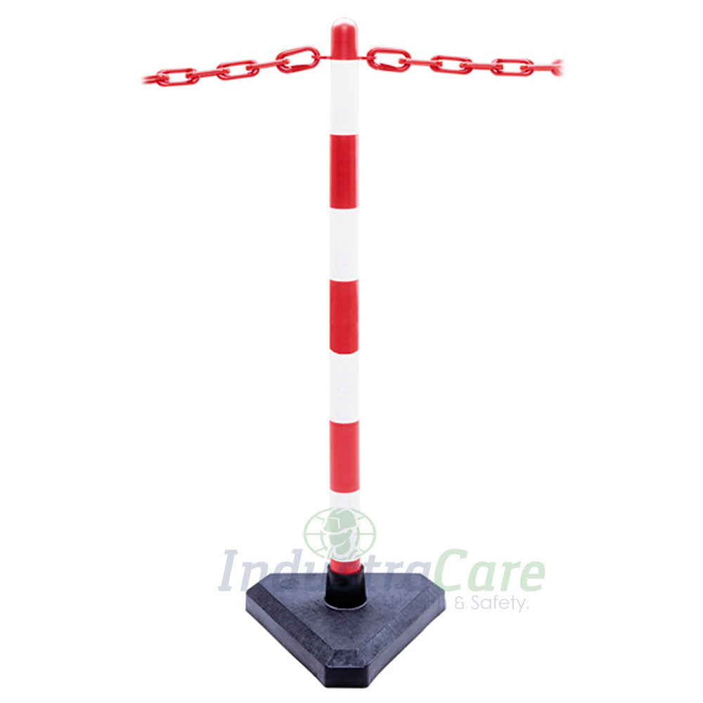 Guarda Chain Post Set - Concrete Filled Bases - IndustraCare
