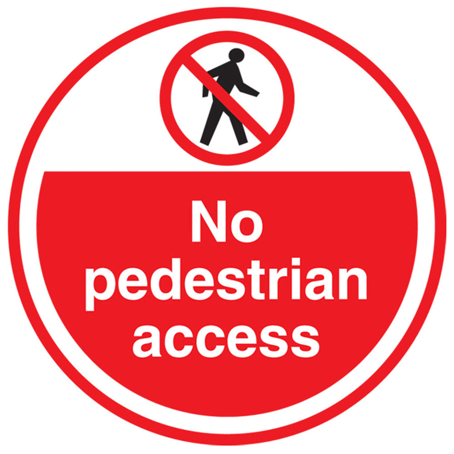 PROline Floor Sign: No Pedestrian Access - IndustraCare