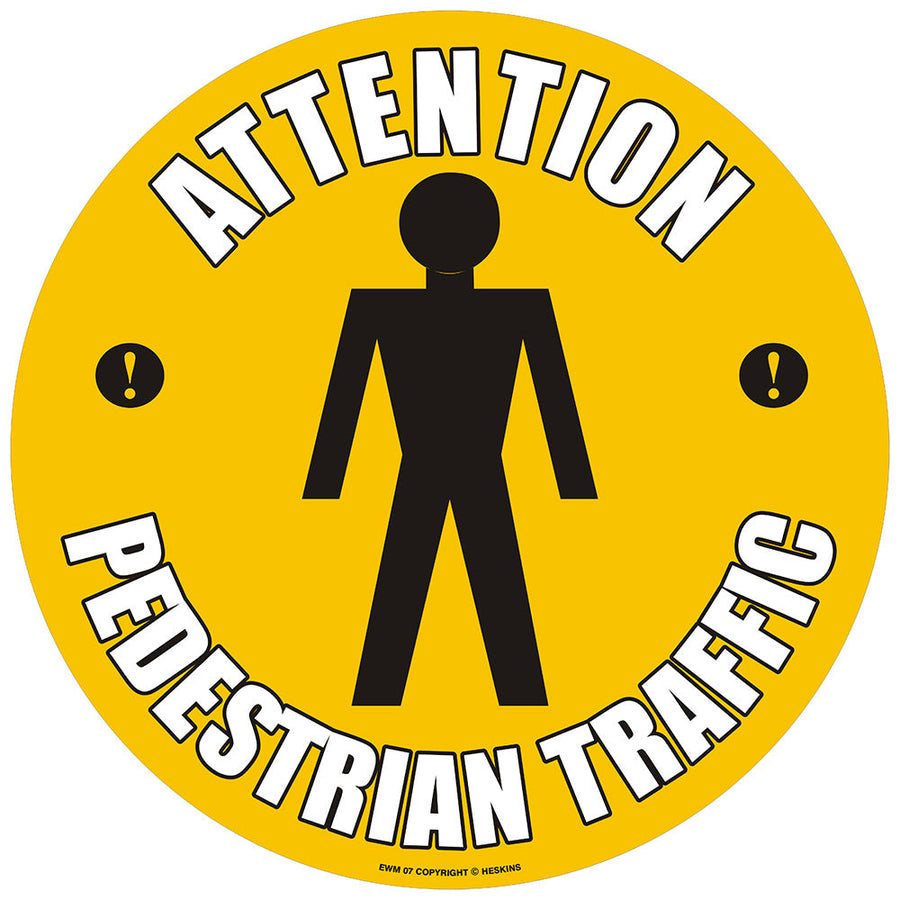 PROline Floor Sign: Attention Pedestrian Traffic - IndustraCare