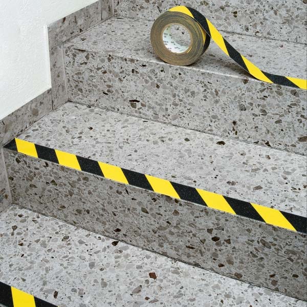 PROline Anti-Slip Self Adhesive Tape - Yellow/Black 100mm x 18m - IndustraCare