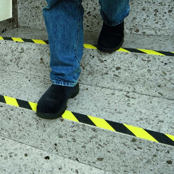 PROline Anti-Slip Self Adhesive Tape - Yellow/Black 50mm x 18m - IndustraCare