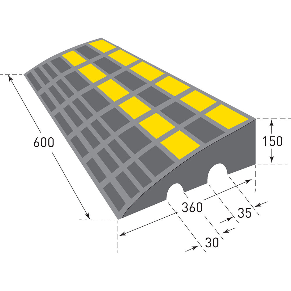 Traffic-Line Heavy Duty Kerb Ramp - IndustraCare