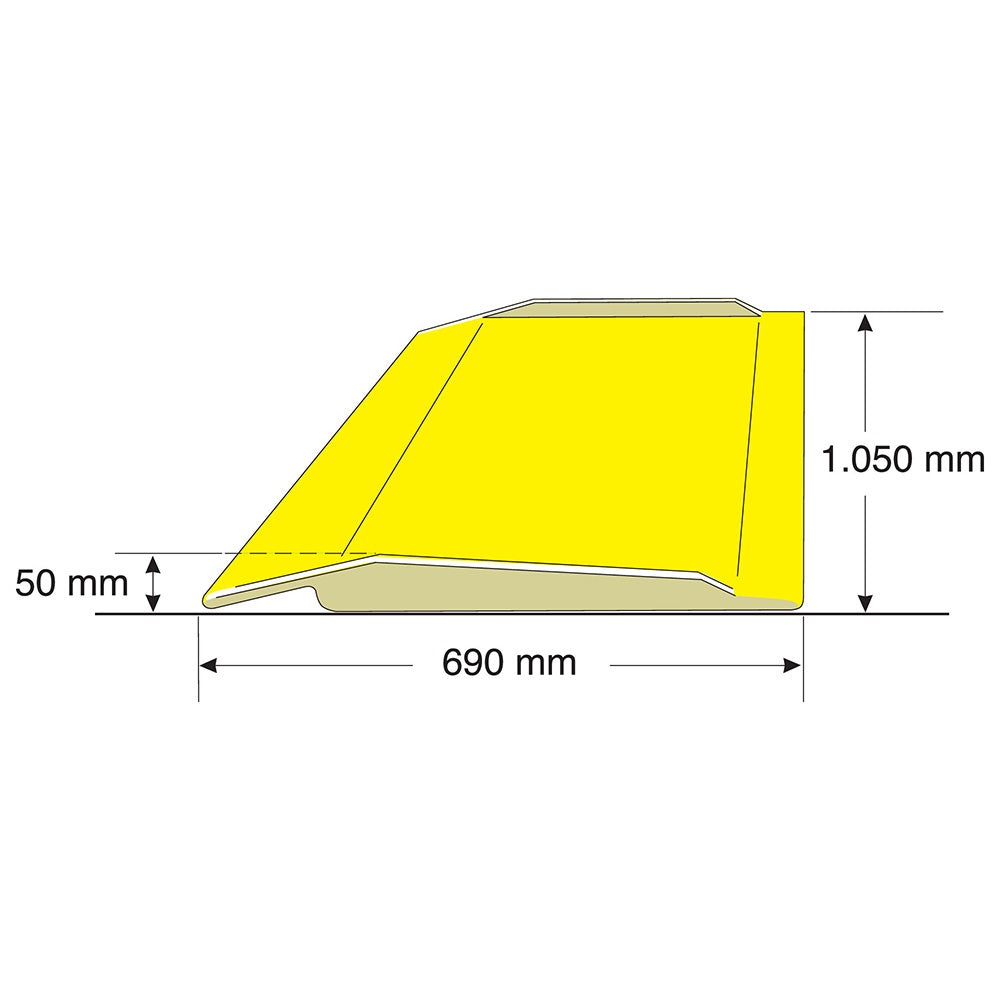 Traffic Line GRP Kerb Ramp - IndustraCare