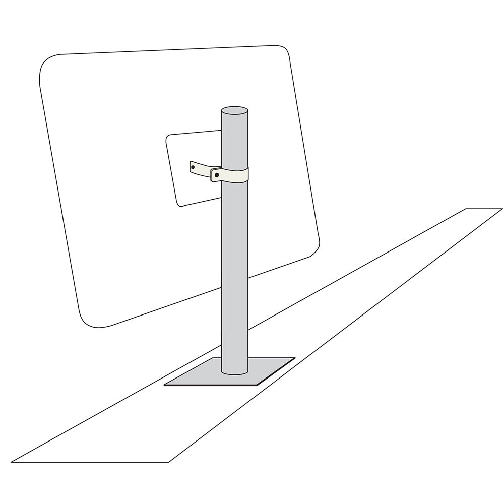 Wall/Ceiling Post (Traffic Mirror Sizes 3 & 4) - IndustraCare